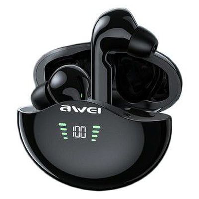 AWEI T12P TWS+ dock black Bluetooth 5.1 Earphones