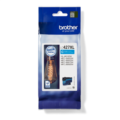 BROTHER LC427XLC Cyan Ink Cartridge - 5000 Pages