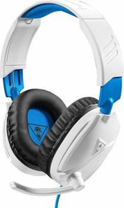 Turtle Beach RECON 70 Wired Over-ear Gaming Headphones with Foldable microphone - White/Blue | Xbox One/Xbox Series X|S/PS4/PS5/Nintendo Switch/PC/Smartphones
