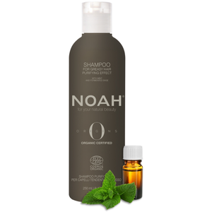 Noah Origins Purifying Shampoo For Greasy Hair Valomasis šampūnas besiriebaluojantiems plaukams, 250ml