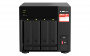 Diskų masyvas QNAP 4-Bay QTS and QuTS hero NAS TS-473A-8G Up to 4 HDD/SSD Hot-Swap, Ryzen V1500B Quad-Core, Processor frequency 2.2 GHz, 8GB, DDR4, 2x