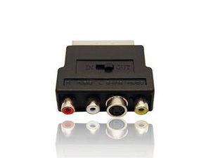 GEMBIRD CCV-4415 Adapter SCART plug to 3 RCA jacks and 1 S-Video jack with switch