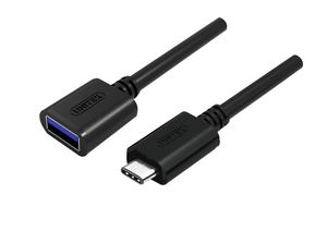 Unitek ADAPTER USB TYP-C TO USB AF 0,15m; Y-C476BK