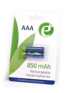 Gembird Rechargeable battery AAA 850mAh/2-pack/blister