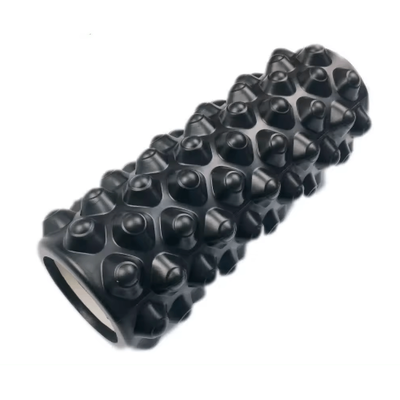 Masažinis Jogos Volas THOMS FoamRoll 33x13 cm. Juodas