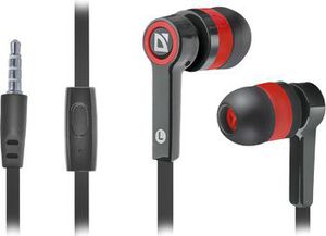 DEFENDER Headset for mobile devices Pulse 420 black + red in-ear