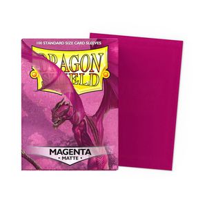 Dragon Shield Standard Sleeves - Matte Magenta (100 Pcs)