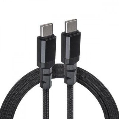Cable 2x USB-C 100W 1m PD black Maclean MCE491