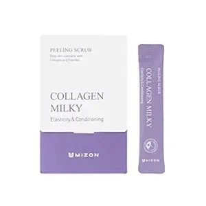 Mizon Collagen Milky Peeling Scrub Veido šveitiklis su kolagenu , 40x5g