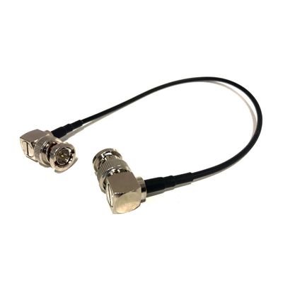 L-1.5C2VS flexible SDI cable 2,9mm BNC-BNC 0,3m, BLK, rectangular