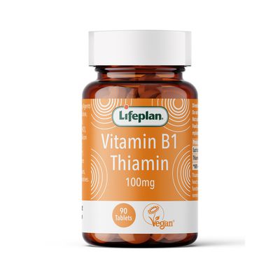 Lifeplan Vitamin B1 (Thiamin) 100 mg, 90 tablečių
