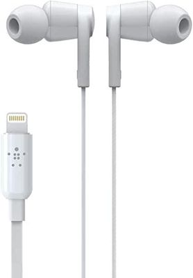 Belkin Headphones Lightning Connector White