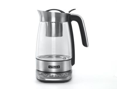 Virdulys Muse MS-320T Tea Kettle 2200 W 1.2 L Stainless steel 360° rotational base Stainless steel/Black