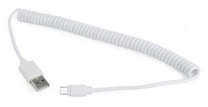 GEMBIRD CC-mUSB2C-AMBM-6-W Coiled Micro-USB cable 1.8m white