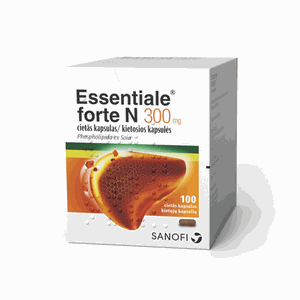 Essentiale forte N 300 mg kietosios kapsulės N100