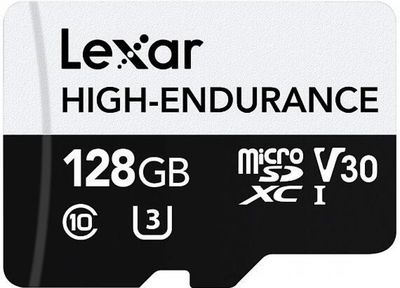 Atminties kortelė Lexar 128GB High-Endurance micro SDHC UHS-I