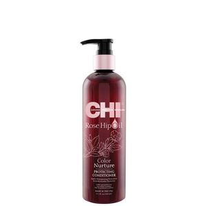 CHI Rose Hip Oil Color Nurture Protecting Conditioner Apsaugantis kondicionierius dažytiems plaukams, 340ml
