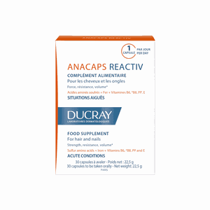 DUCRAY kapsulės ANACAPS REACTIV N30