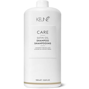 Keune Care Line SATIN OIL Šampūnas sausiems, pažeistiems plaukams, 1000 ml