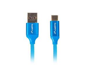 LANBERG CA-USBO-22CU-0018-BL cable Premium Quck Charge 3.0 USB-C M A M 1.8m Blue