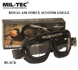 Mil-tec Karališkųjų oro pajėgų lakūnų akiniai juodi .
