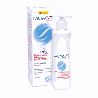  LACTACYD Pharma intymios higienos prausiklis su prebiotikais 250 ml