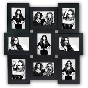 Zep Photo Frame AF33B Vicenza Black for 9 Photos