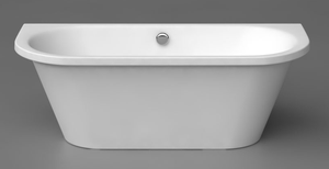 Akmens mases vonia Onda, 1750x760 mm, balta