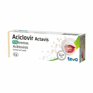 Aciclovir Actavis 50 mg/g kremas 5 g