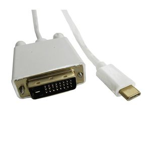 Qoltec DisplayPort Alternate mode cable | USB 3.1 c Male / DVI male | 4Kx2K | 1m