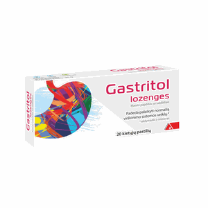 Gastritol lozenges kietosios pastilės N20