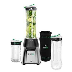 Kokteilinė ETA Blender Activmix Team ETA110390000 Tabletop, 350 W, Jar material Glass, Jar capacity 0.6 L, Ice crushing, Black/Stainless steel