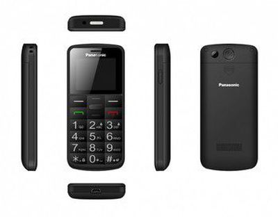 Panasonic KX-TU110 Easy Use Mobile Phone, Black