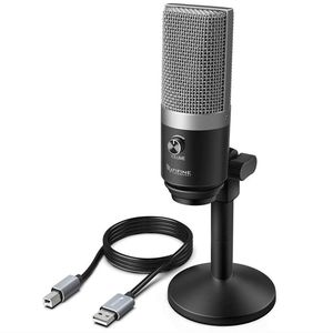 FIFINE K670 silver condenser microphone | USB