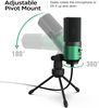 FIFINE K669B Green Condenser Microphone | USB