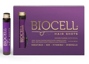 Maisto papildas BIOCELL Hair Shots 14x25ml (350ml)