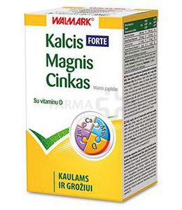 KALCIS-MAGNIS-CINKAS FORTE su vit. D3 N30
