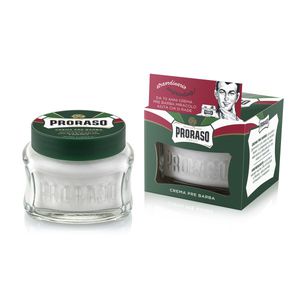 Proraso Green Line Pre-Shave Cream Gaivinantis kremas prieš skutimąsi, 100ml