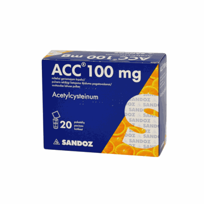 ACC 100 mg milteliai geriamajam tirpalui N20