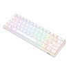 Royal Kludge RK61 TKL Keyboard | 60%, Hot-swap, Brown Switches, US, White