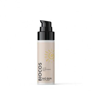 Biocos Bio Sun Face Cream Apsauginis veido kremas su natūraliais mineraliniais filtrais Sunny Spf22, 30 ml