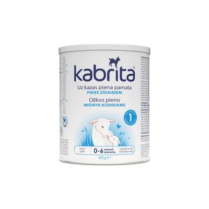 KABRITA 1 ožkos pieno mišinys, nuo 0-6 mėn., 400 g