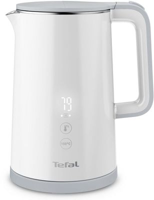 Virdulys TEFAL Kettle Sense KO693110 Electric 1800 W 1.5 L Double layer 360° rotational base White