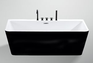 Akrilinė vonia MIRA 205 balta/juoda