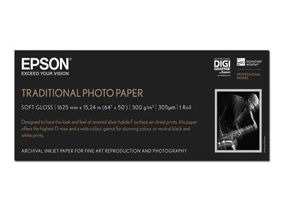 Foto popierius Epson Traditional Photo Paper 300 g/m2 - 64"x15 m Epson