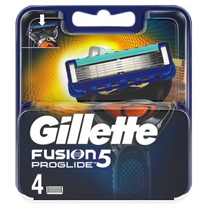 Gillette Fusion Proglide skustuvo galvutės, 4 vnt.