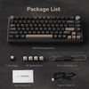 Royal Kludge RK M75 RGB Phantom wireless keyboard | 75%, Hot-swap, Silver switches, US