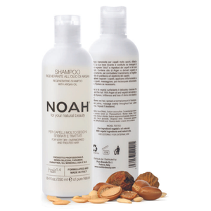 Noah 1.4. Regenerating Shampoo With Argan Oil Šampūnas sausiems ir chemiškai pažeistiems plaukams, 250 ml