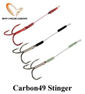 Pavadėlis Savage Gear Carbon49 Stinger #8 5.5cm 13kg .