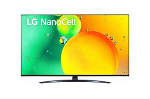 Televizorius LG 55NANO763QA 55" (139 cm), Smart TV, WebOS, 4K HDR NanoCell, 3840 × 2160, Wi-Fi, DVB-T/T2/C/S/S2